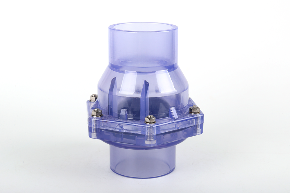 松山透明翻板式止回阀